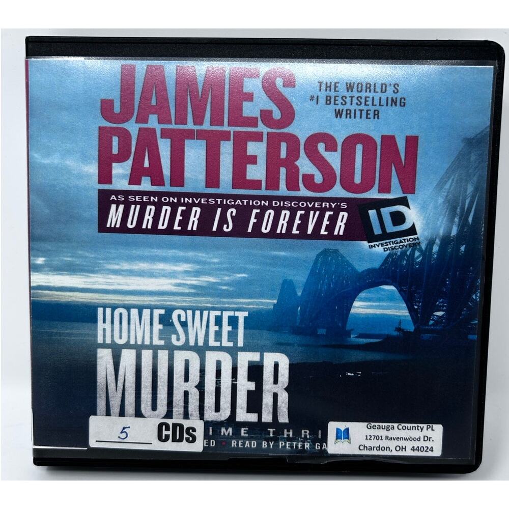 James Patterson Home Sweet Murder Investigation Discovery's‎ 5 CD Set Audiobook